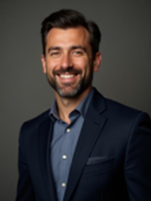 Professional executive portrait of a man looking confident
